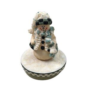 Charming Snowman Candle Topper